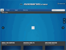 Tablet Screenshot of indumicro.com